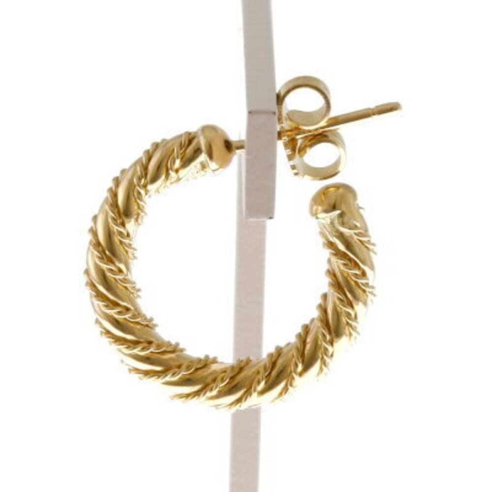 Tiffany Co Hoop Earrings Yellow Gold - Picture 4 of 6